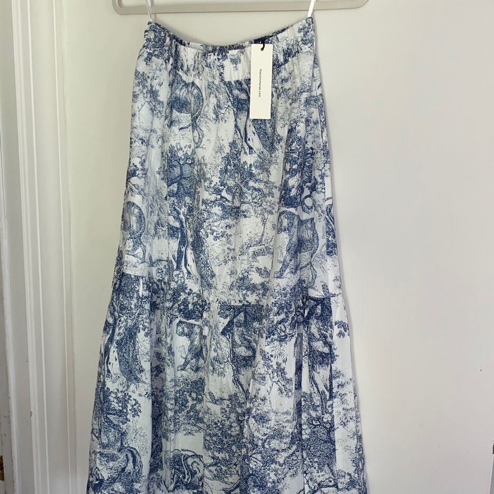 Commense Floral Print Ruffled Skirt - Picture 5 of 5